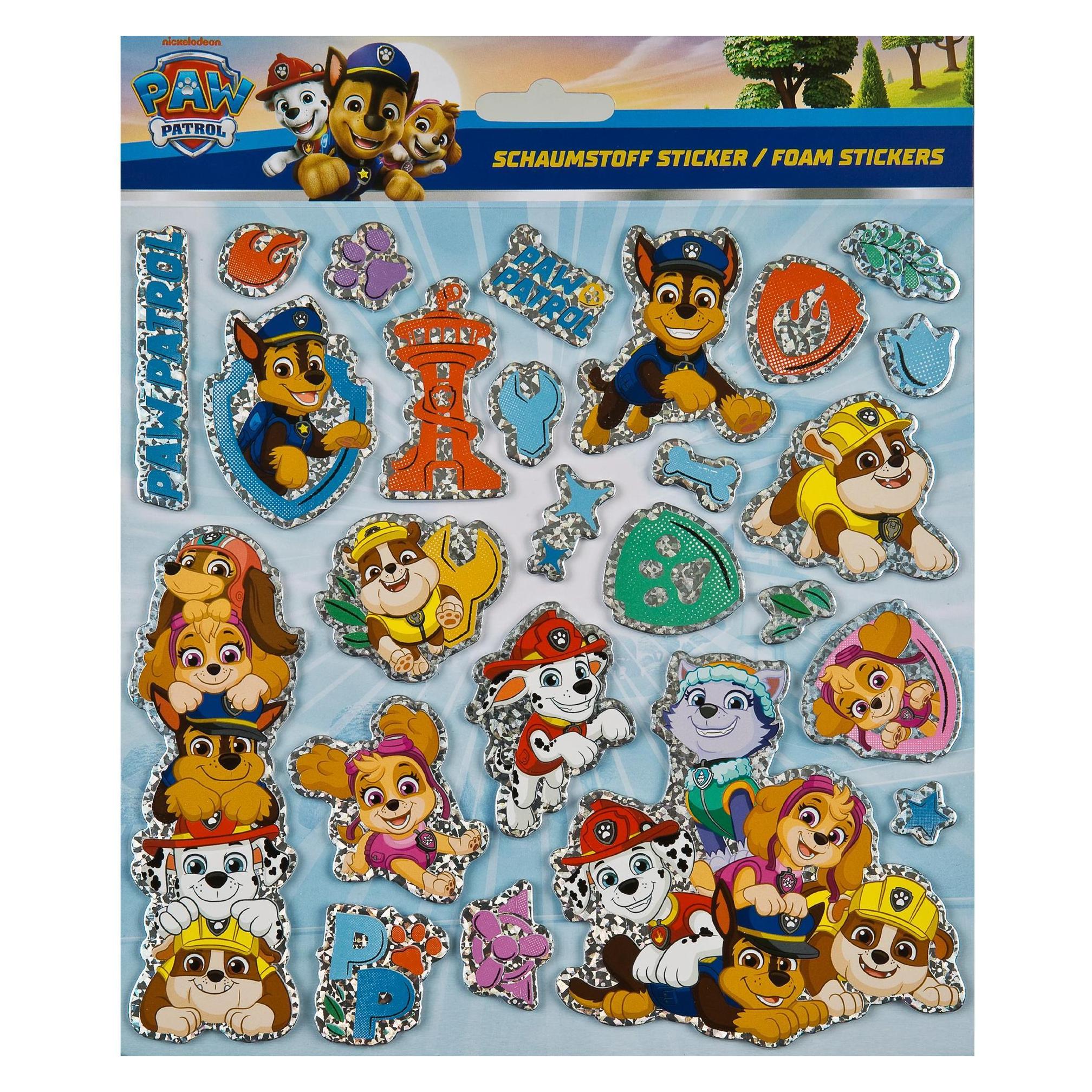 Undercover Schaumstoffaufkleber Paw Patrol (20 Sticker) (PPDT0083)