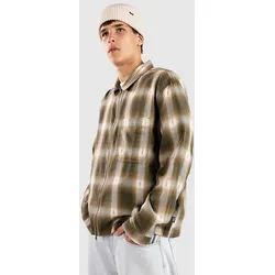 Vans Larkspur Zip Plaid Flannel Hemd mossy olive Gr. M