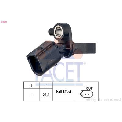 FACET Sensor, Raddrehzahl 21.0222 für VW