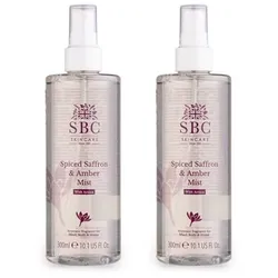 SBC Spiced Saffron & Amber Body & Room Spray Duo 2x 300ml