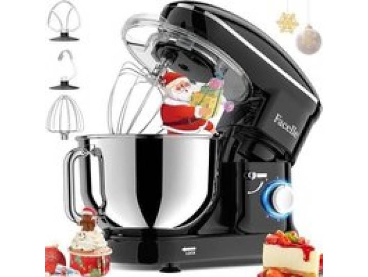 Robot Pâtissier - FACELLE - 1500W - Bol 6 2L - 6 Vitesses - Accessoires Inclus