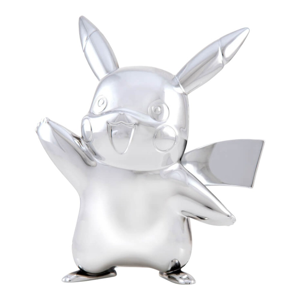 Pokémon Select Battle Figuur Pikachu, 7 cm, Zilver - 25 jaar Pokémon jubileumfiguur