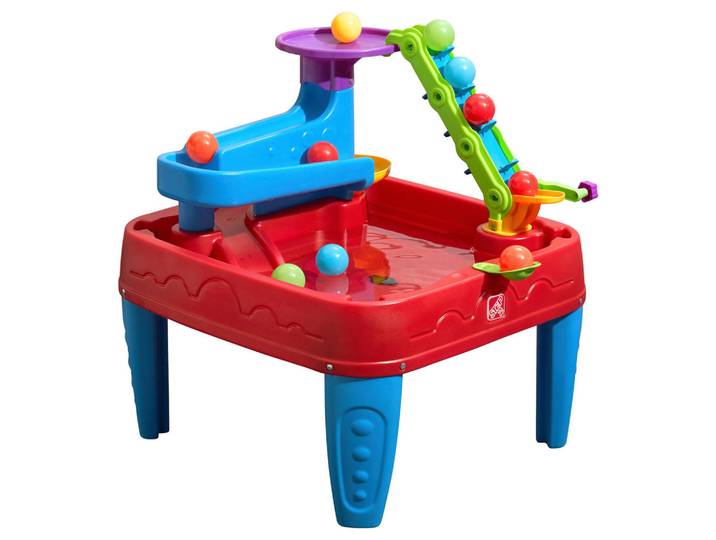 Ballspieltisch Entdecker Stem, Mehrfarbig, Kunststoff, 76x71x77.5 cm, unisex, EN 71, Freizeit & Co, Gartenspielzeug, Wasserspielzeug