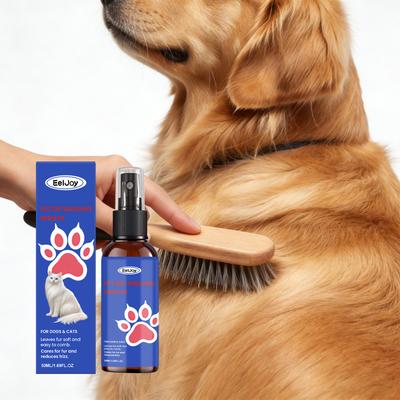 Happy Pet Pantry Pet Hair Smoothing Spray For Dogs & Cats Pet Grooming Spray, Dog Deodorizing Spray & Fur Softener Pet Hair Smoothing Spray For Dogs & Cats Pet Grooming Spray, Dog Deodorizing Spray & Fur Softener