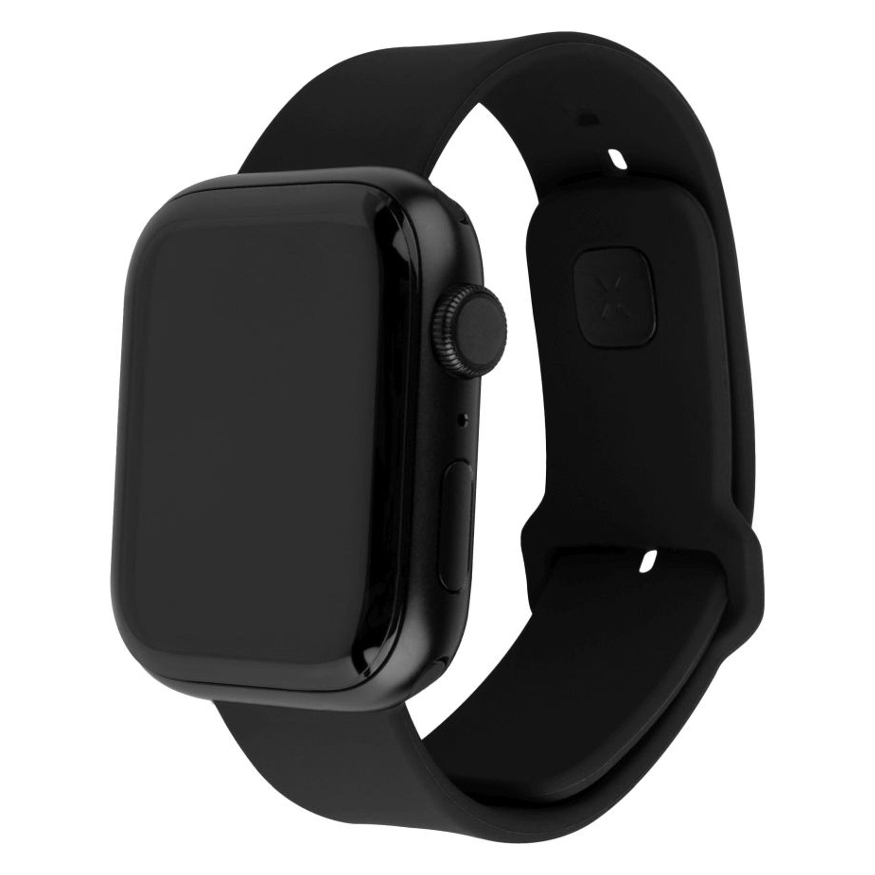 Fixed Silicone Strap SET Apple Watch 38/40/41mm Black (Silicone, Silikon) (FIXSST2-436-BK)