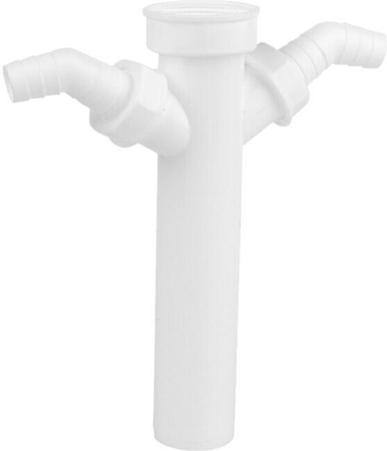 KIRCHHOFF KS Tube plongeant, blanc, 1 1/2