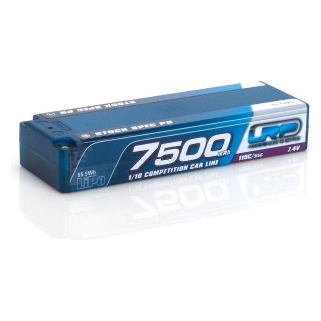 Wittmax LRP 7500-TC Stock Spec P5-110C/55C-7.4V LiPo 1/10 (7500 mAh, 7.40 V) (430233)
