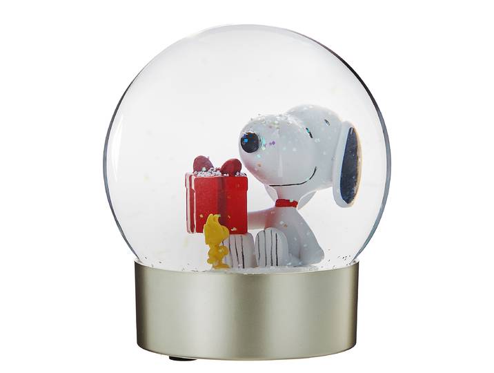 Schneekugel Snoopy Geschenk Ø 10cm Durchsichtig/Durchscheinend