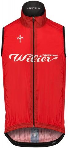 WILIER Gilet ciclismo antivento  wind RED VEST