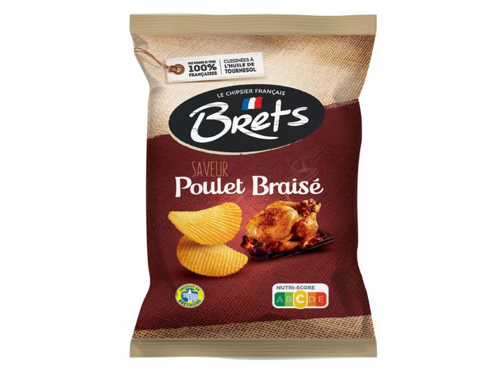 BRET'S Chips saveur poulet braisé - 125 g