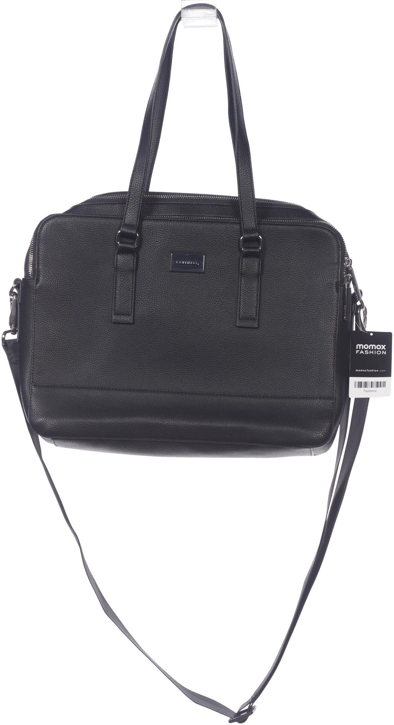 Comma Damen Handtasche gross, Schwarz, kein / Etikett / Synthetik - Second Hand