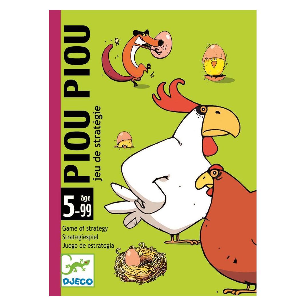 Djeco Kartenspiel Piou Piou (mult) (Deutsch, Englisch, Französisch, Italienisch, 2 - 5 Spieler) (5405119)
