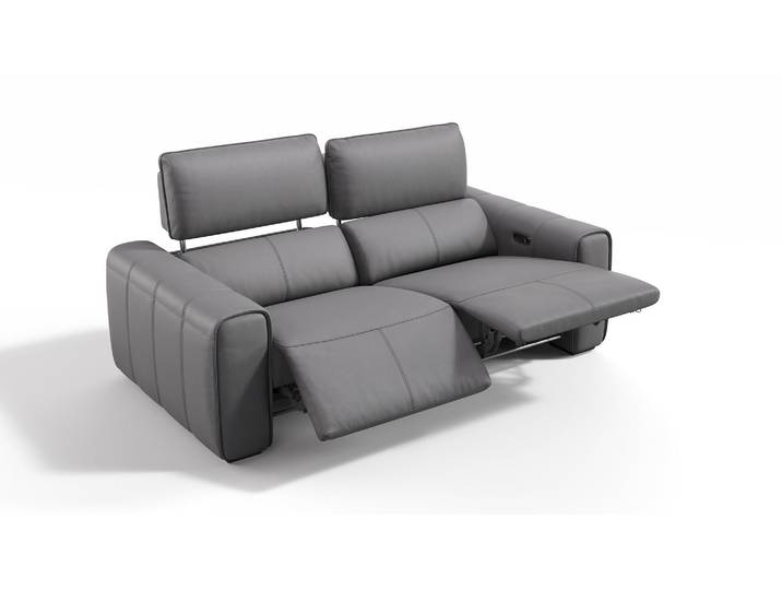 Leder Relaxcouch MAROLA 3-Sitzer Ledergarnitur Leder Sofa Funktionssofa