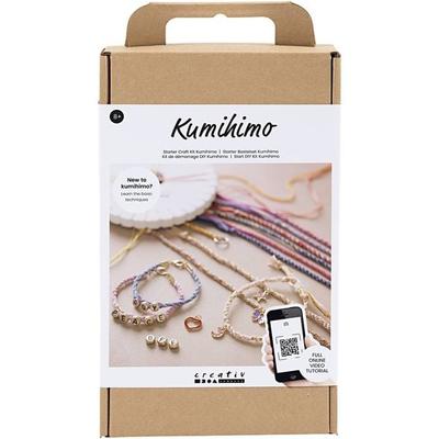 Creativ Company DIY Sets - Macramé Starter Kreativ Set, Makramee, Kumihimo, Freundschaftsarmband, Kreativ Box