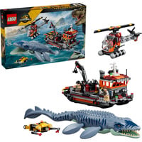 77983 Jurassic World Mosasaurier-Angriff auf das Boot, Konstruktionsspielzeug