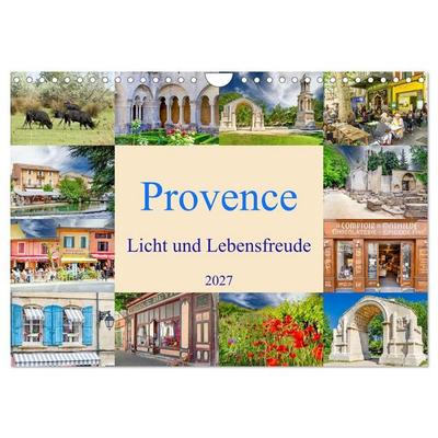 Provence. Licht und Lebensfreude (Wandkalender 2027 DIN A4 quer), CALVENDO Monatskalender