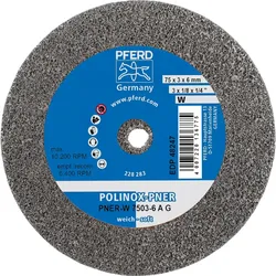 PFERD TOOLS POLINOX verpresstes Vlies-Rad PNER für Geradschleifer, Biegwellen und Schleifblöcke - 47803085