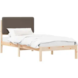 vidaXL, Bett, Holzbett (90 x 190 cm)