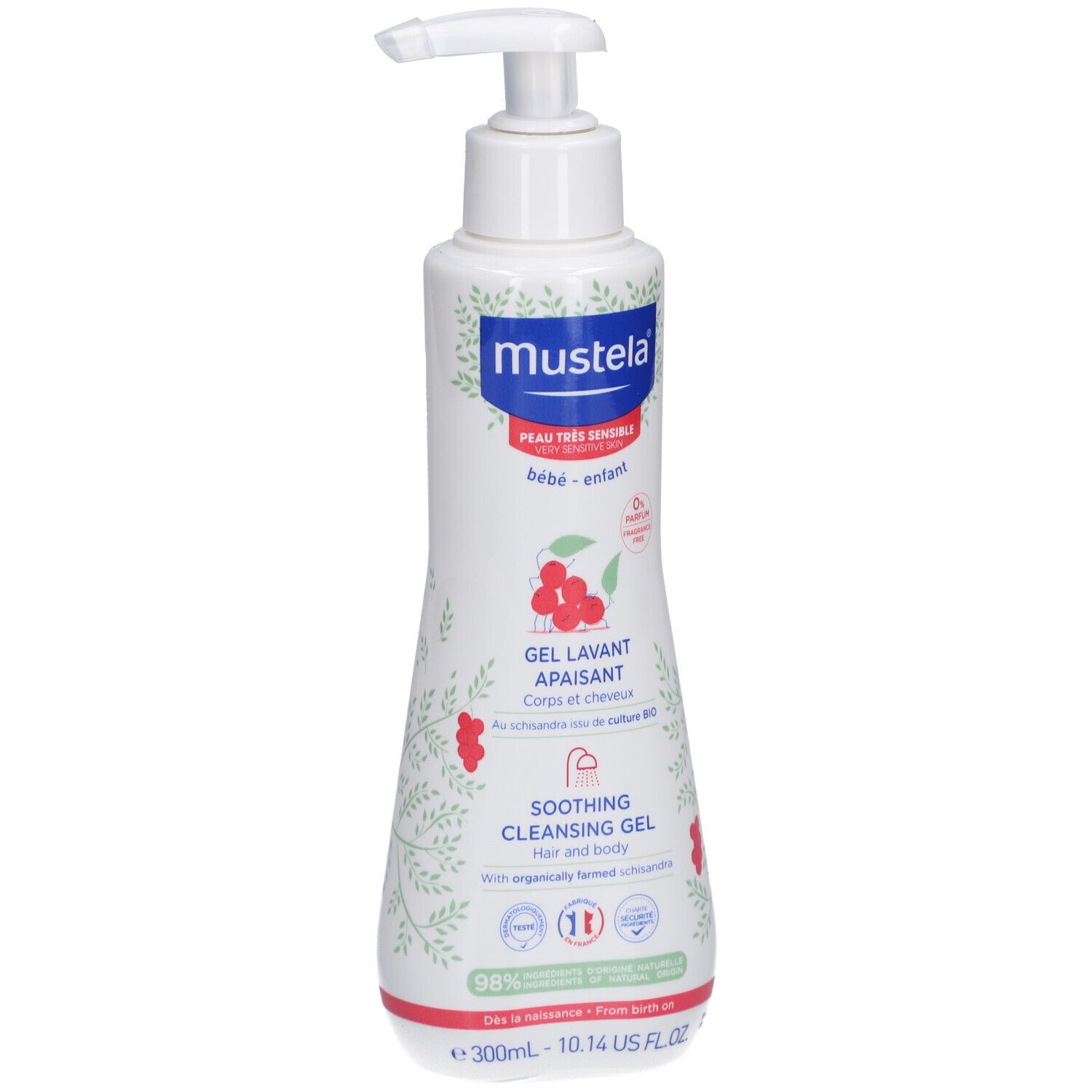 Mustela Beruhigendes Waschgel Fl 300 ml Gel