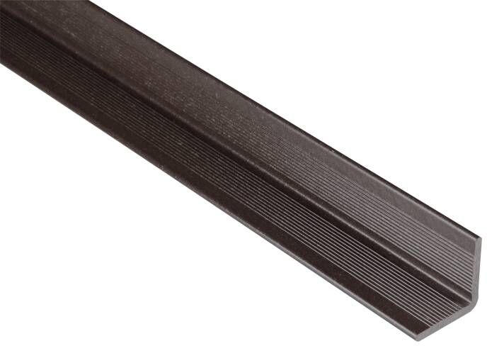 Kovalex Wandabschluss WPC 250 x 4 x 4 cm graubraun