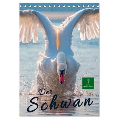 Der Schwan (Tischkalender 2027 DIN A5 hoch), CALVENDO Monatskalender