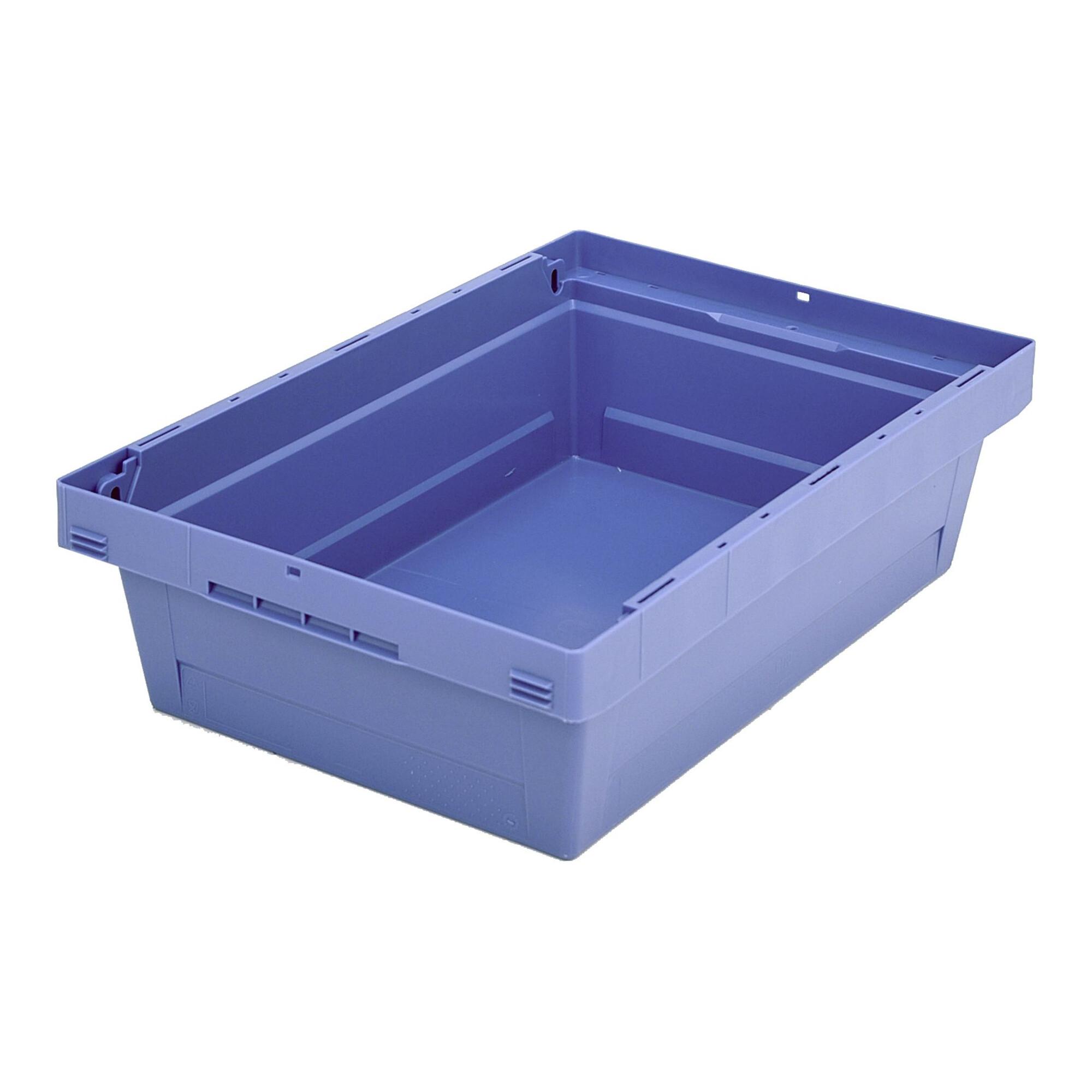 Bito Mehrwegbehälter ohne Zubehör/Gefahrgut / MB 64171 L600xB400xH173 mm, taubenblau (11090)