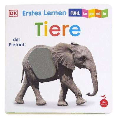 Erstes Lernen Fühl-Leporello. Tiere, Gebundene Ausgabe von DK Erstes Lernen, DK Verlag Dorling Kindersley, 978-3-8310-5328-5