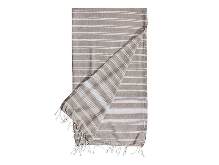Hamamtuch 90 x 170cm Grau/Taupe