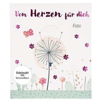 Edelstahl-Kette - Von Herzen für dich