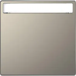 Merten MEG3360-6050 Wippe mit Schriftfeld, Nickelmetallic, System Design MEG33606050