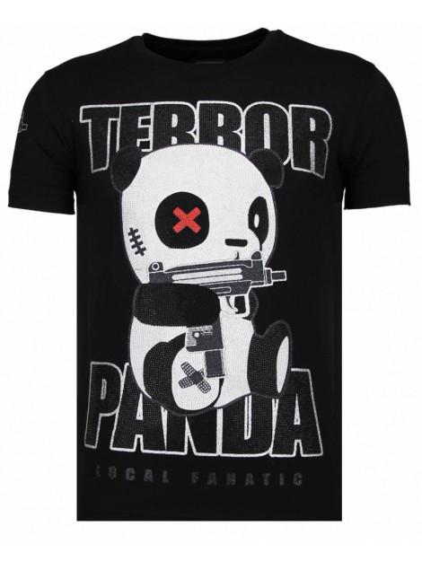 Local Fanatic Terror panda rhinestone t-shirt