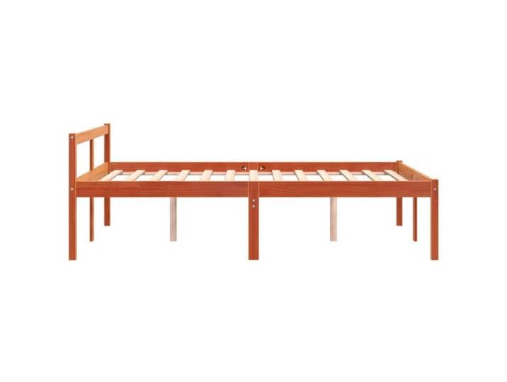 Remise 2026®Lit surélevé double - Lit pour personne âgée - sans matelas - 140x200cm - bois pin massif 985 2264642