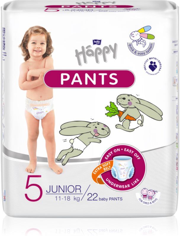 BELLA Baby Happy Pants culottes de protection jetables Junior 11-18 kg 22 pcs