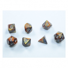 Chessex Würfel - MINI Lustrous Gold/silver (7-Mini-Würfelset) 292757