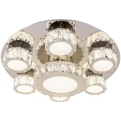 Globo 49350-60 Amur Deckenleuchte Metall Verchromt, Led