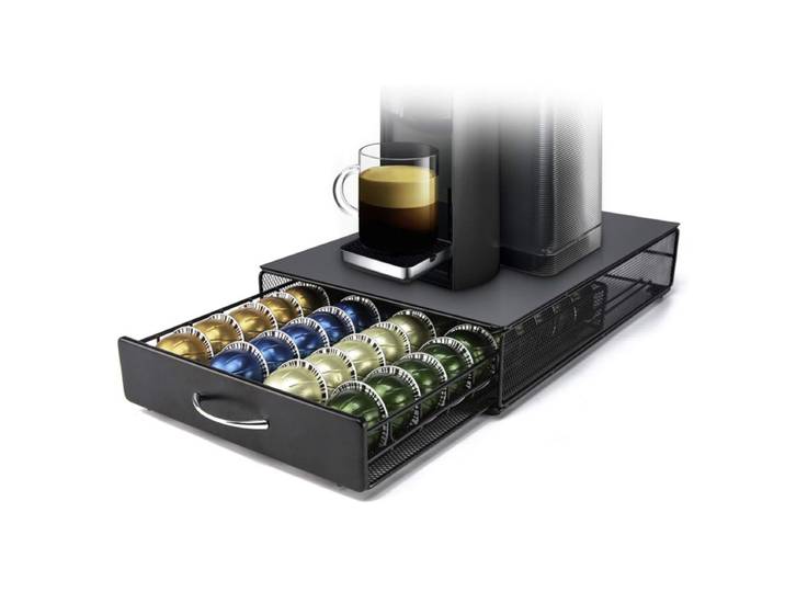 Porte-capsules de café Nespresso Vertuoline Dolce Gusto, support de rangement pour capsules Verismo Vertuo Lavazza, tiroir organisateur