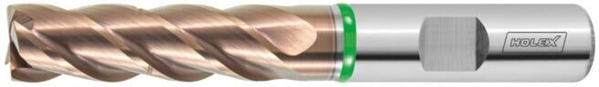 HOLEX Fraise carbure monobloc avec brise-copeaux HPC, TiSiN,-⌀ e8 DC: 20 mm (203085 20)