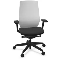 Profim Accis Pro 150 SFL Drehstuhl mit 3D-Netzrückenlehne und 3D-Sitz - Runner Weiß (60061) / Alba Schwarz (8010) / Schwarz