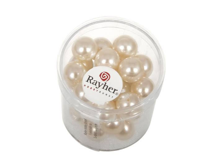 Rayher Renaissance Glaswachsperlen 10 mm 35 Stück