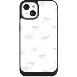 Nivocase Handyhülle für Apple iPhone 13 Hülle NIVOpure Case Schwarz Muster Schleife Schleifen (Apple iPhone 13), Smartphone Hülle, Schwarz