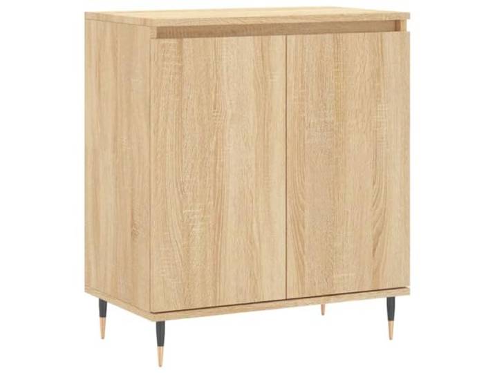 Sideboard Sonoma-Eiche 60x35x70 cm aus Holzwerkstoff mit Eisenbeinen Sideboard, Holzwerkstoff, Sonoma-Eiche, Eisenbeine, Kommode, Schrank, 60x35x70 cm