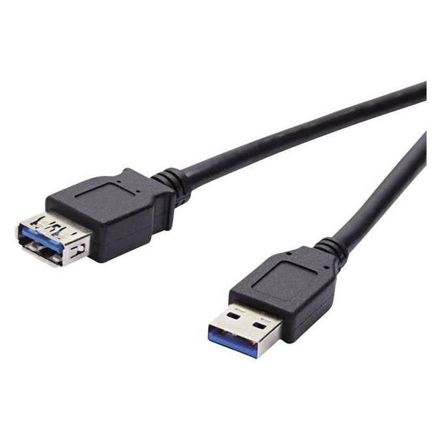 Vivanco CAVO USB-A 3.1 M-M 3M NER (3 m, USB 3.2 Gen 1) (VVITUSB330MFK)