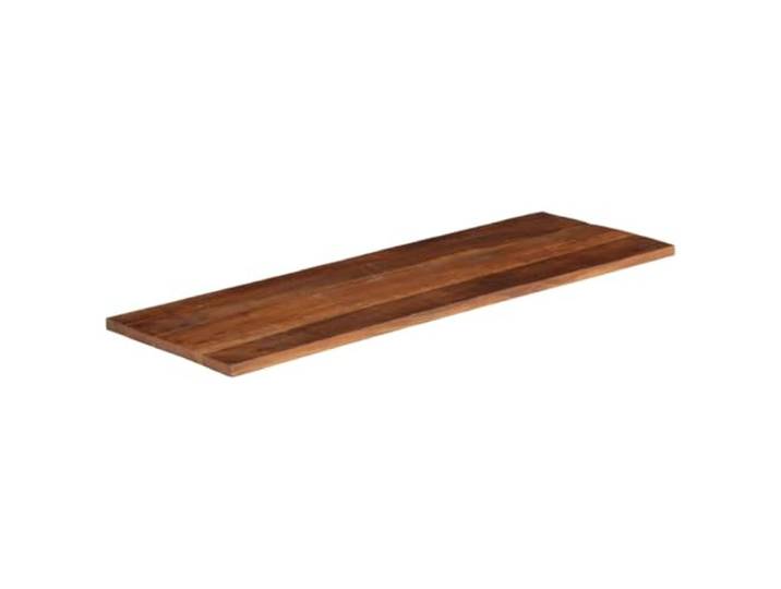 KLGBNCVE Tischplatte 140x50x2,5 cm Rechteckig Massiv Altholz Rustikales Design, Vielseitig Kombinierbar, Einfache Reinigung, Handgefertigt