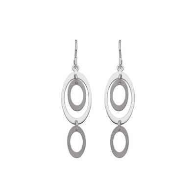 Paar Ohrhänger ADELIA´S "Damen Silberschmuck 1 Paar 925 Silber Ohrringe / Ohrhänger", silber, Ohrringe, Damen, Damen, Silber 925 (Sterlingsilber), 925 Sterling Silber Silberschmuck für Damen