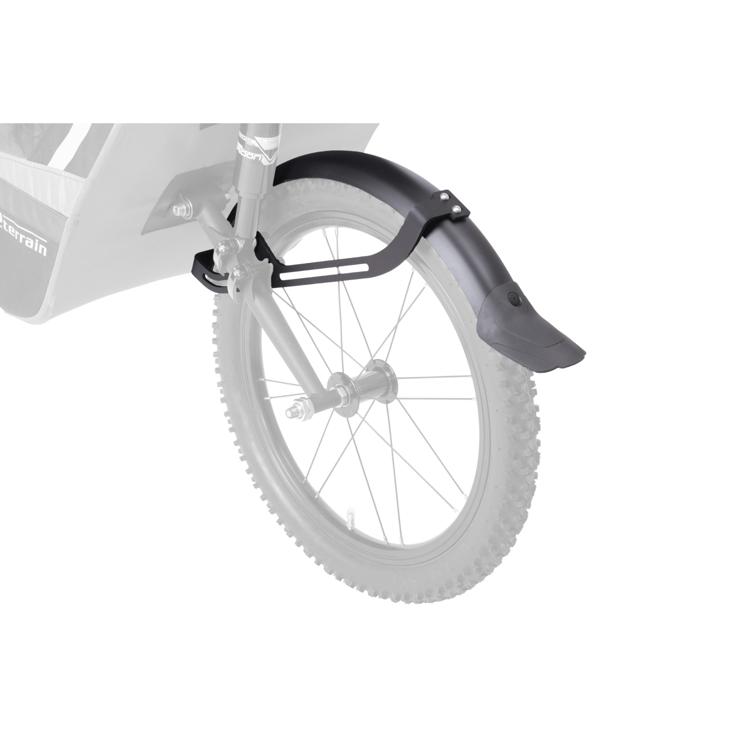Tout Terrain Schutzblech Anhänger 20" 65 mm V2 Kinder Fahrradteile schwarz Größe 20"
