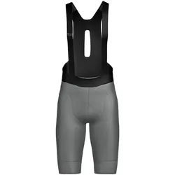 NEWMEN Trägerhose Bib Shorts Absolut Men | schwarz / grau XS