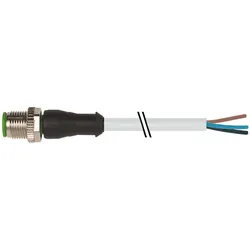 Murr Elektronik M12 Stecker, Elektronikkabel + Stecker, Grau