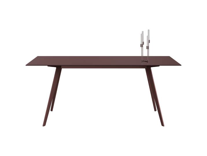Esstisch Tame Glas bordeaux B 100 T 180 cm