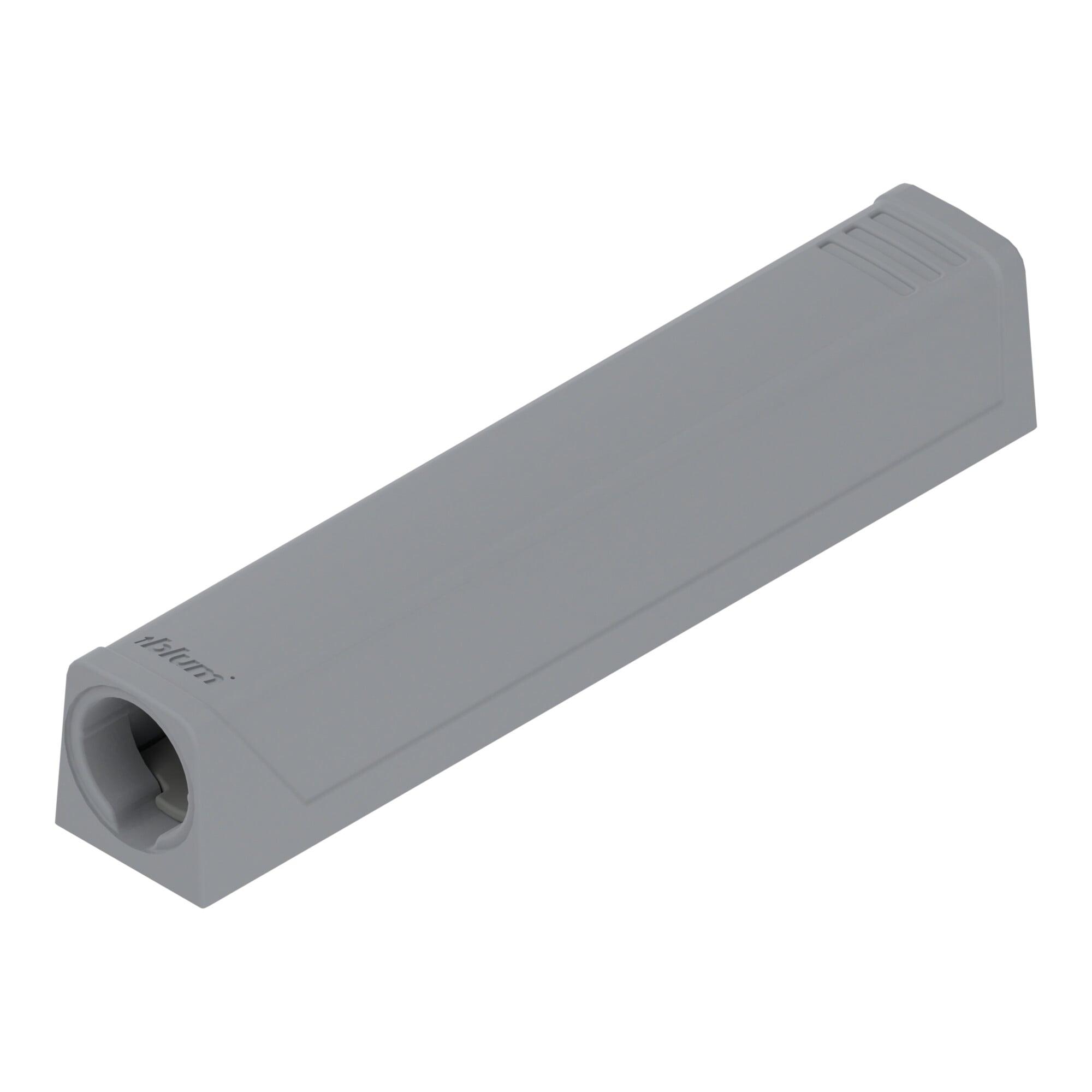 Blum TIP-ON Adapterplatte für Türen, Langversion, Schrauben, R7036 platingrau (04722188)