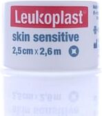 Essity Leukoplast Skin Sensitive Cerotto Su Rocchetto Con Massa Adesiva In Silicone M2,6 X 2,5cm 12 Pezzi